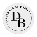 Intertwined Monograms Sticker - XOXOKristen