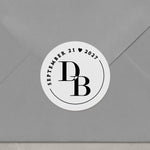 Intertwined Monograms Sticker - XOXOKristen