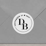 Intertwined Monograms Sticker - XOXOKristen