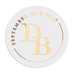 Intertwined Monograms Sticker - XOXOKristen