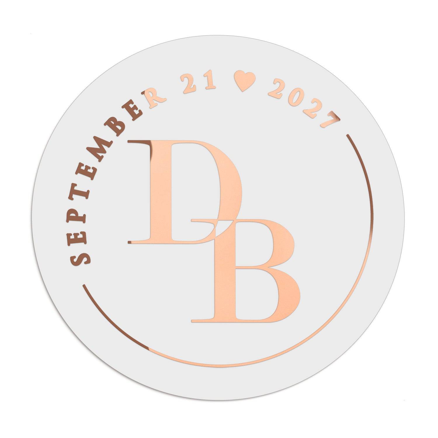 Intertwined Monograms Sticker - XOXOKristen
