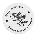 Calligraphy Made with Love Stickers - XOXOKristen