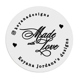 Calligraphy Made with Love Stickers - XOXOKristen