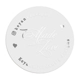 Calligraphy Made with Love Stickers - XOXOKristen