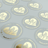 Bold Heart Made with Love Stickers - XOXOKristen