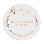 Thank you Wedding Favor Stickers - XOXOKristen