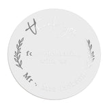 Thank you Wedding Favor Stickers - XOXOKristen