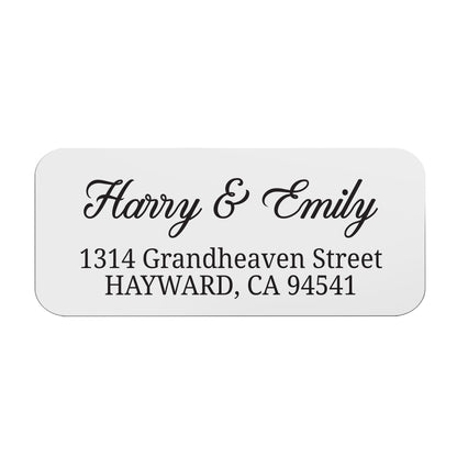 Customizable Wedding Return Address Labels - Elegant Design Options - Personalize Your Stationery with Ease