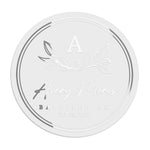 Floral Baptism Favor Stickers - XOXOKristen