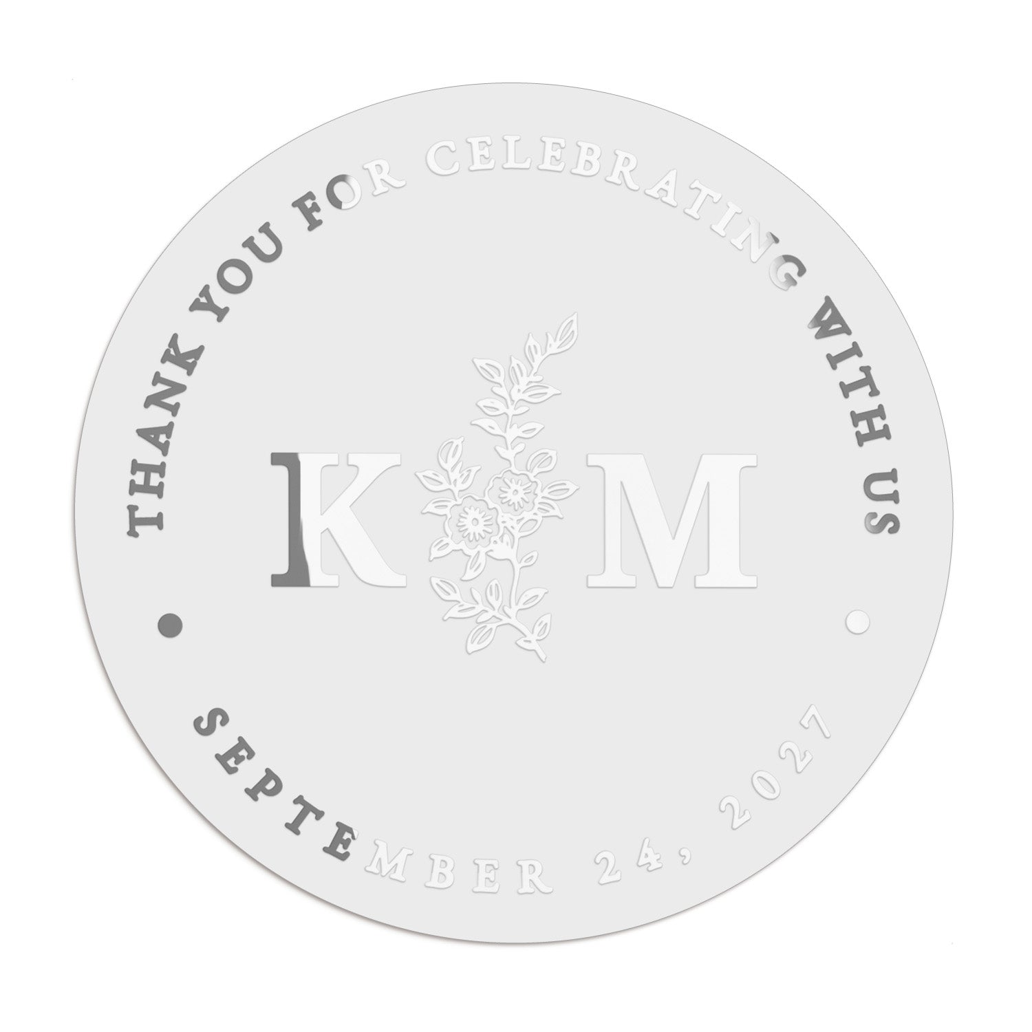 Thank You Wedding Stickers - XOXOKristen