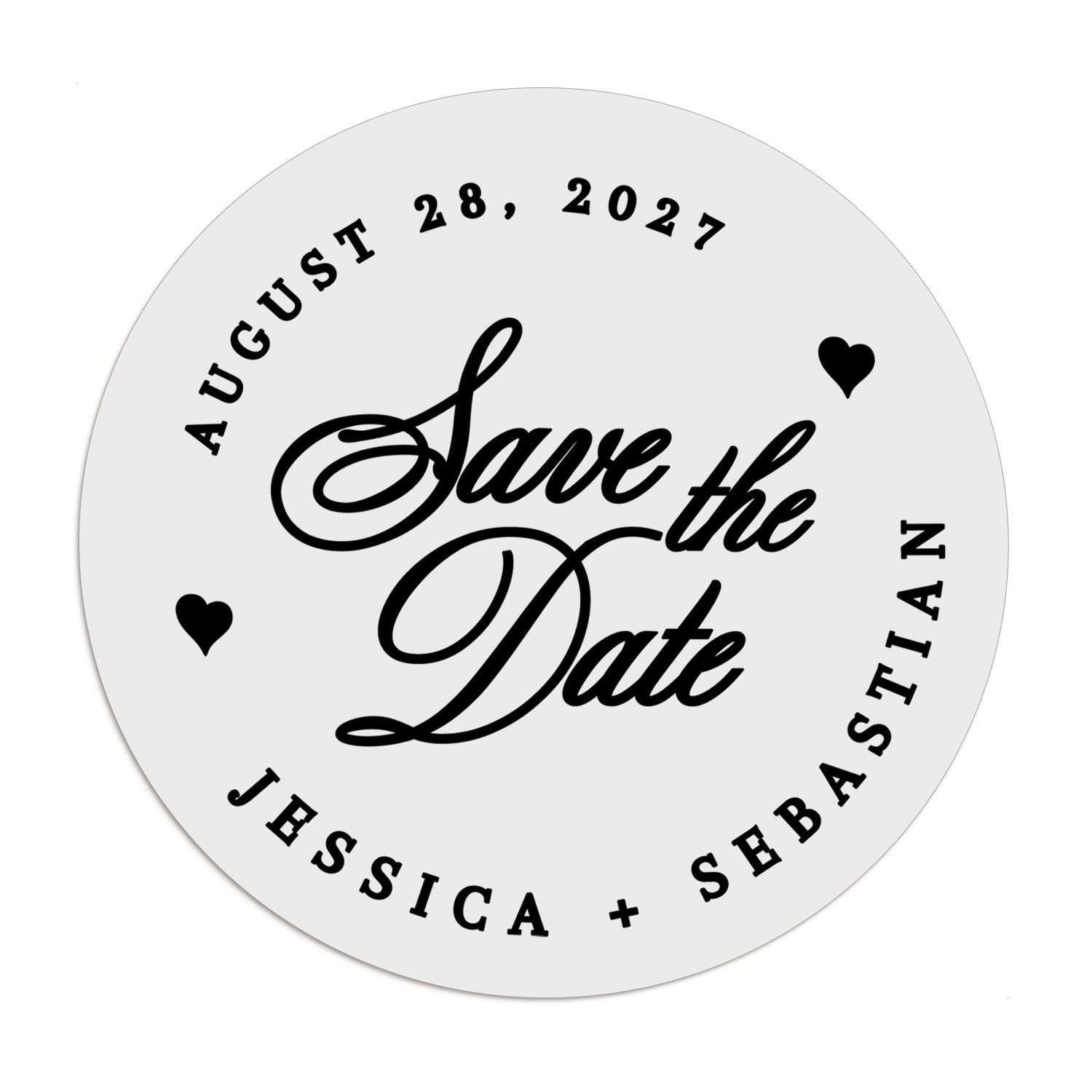 Save the Date Stickers - XOXOKristen