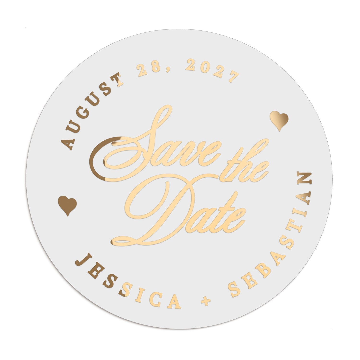 Save the Date Stickers - XOXOKristen