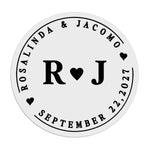 Monograms Wedding Stickers - XOXOKristen