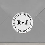 Monograms Wedding Stickers - XOXOKristen