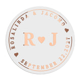 Monograms Wedding Stickers - XOXOKristen