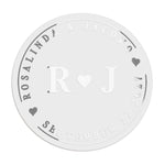 Monograms Wedding Stickers - XOXOKristen