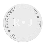 Monograms Wedding Stickers - XOXOKristen