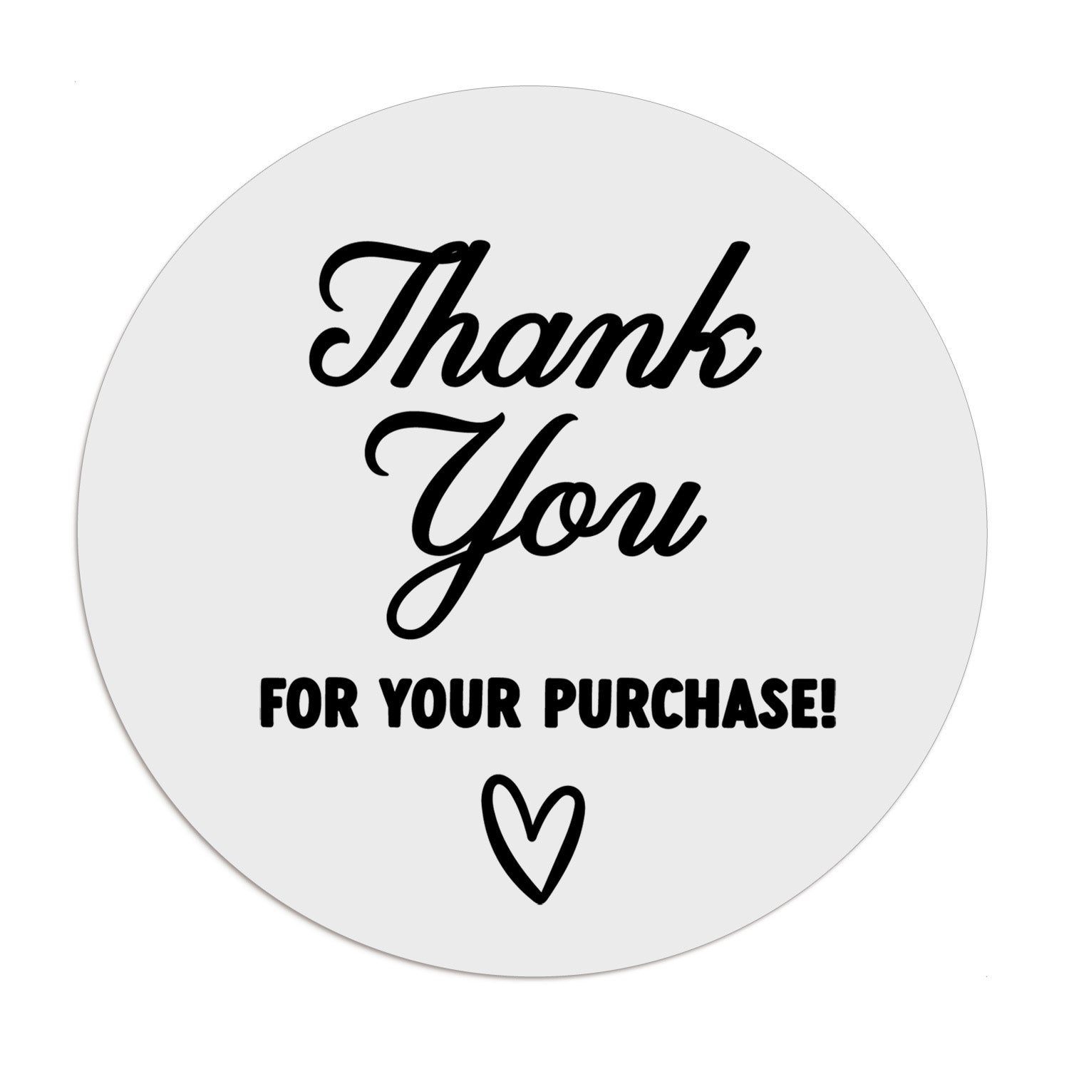 Thank You for your purchase Stickers - XOXOKristen