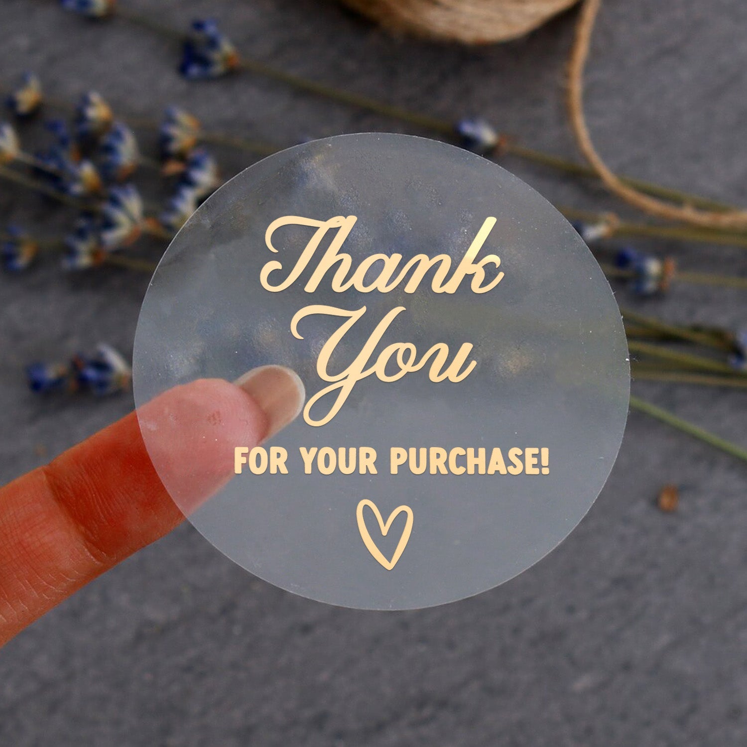 Thank You for your purchase Stickers - XOXOKristen