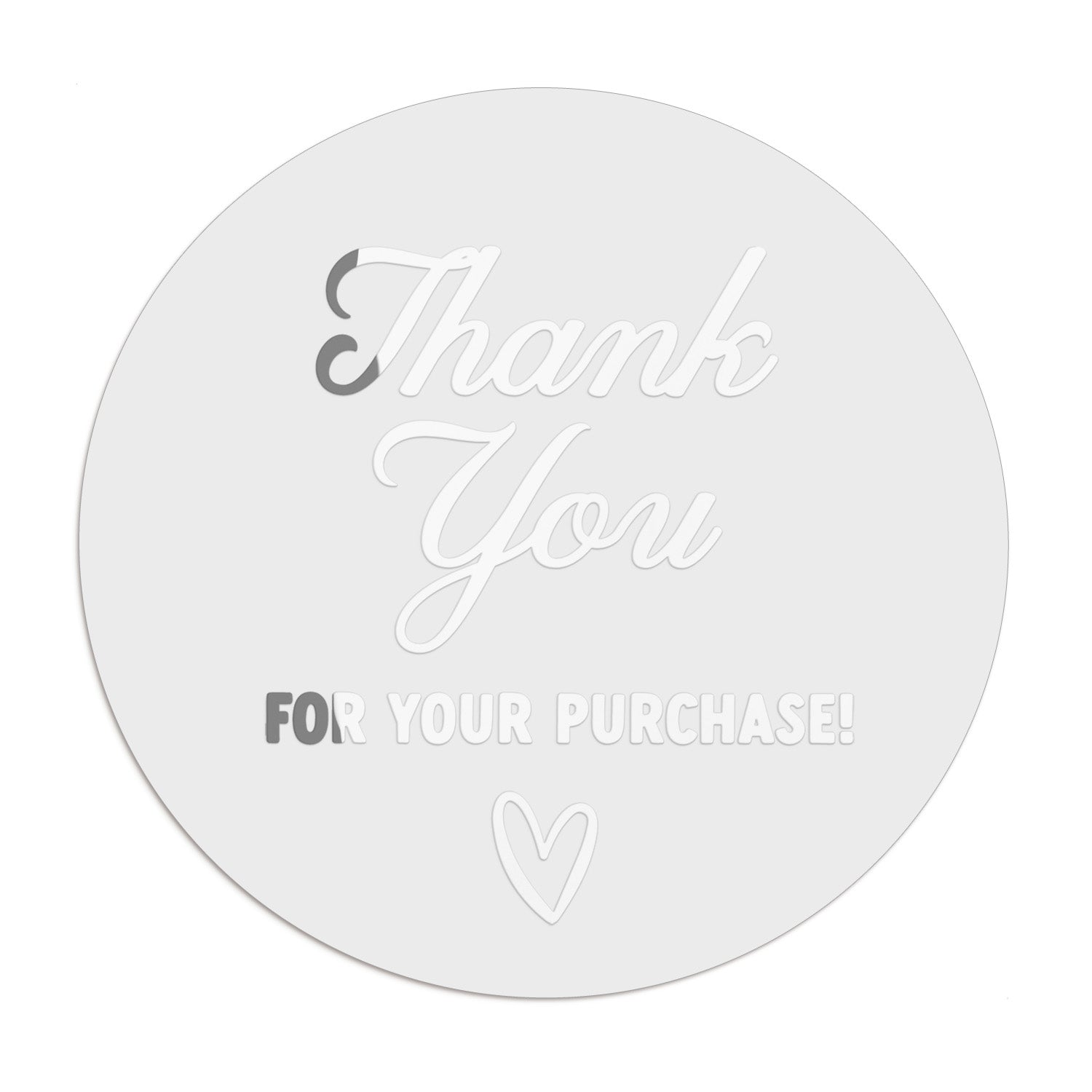 Thank You for your purchase Stickers - XOXOKristen