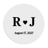 Monograms Wedding Stickers - XOXOKristen