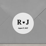 Monograms Wedding Stickers - XOXOKristen