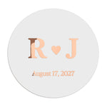 Monograms Wedding Stickers - XOXOKristen