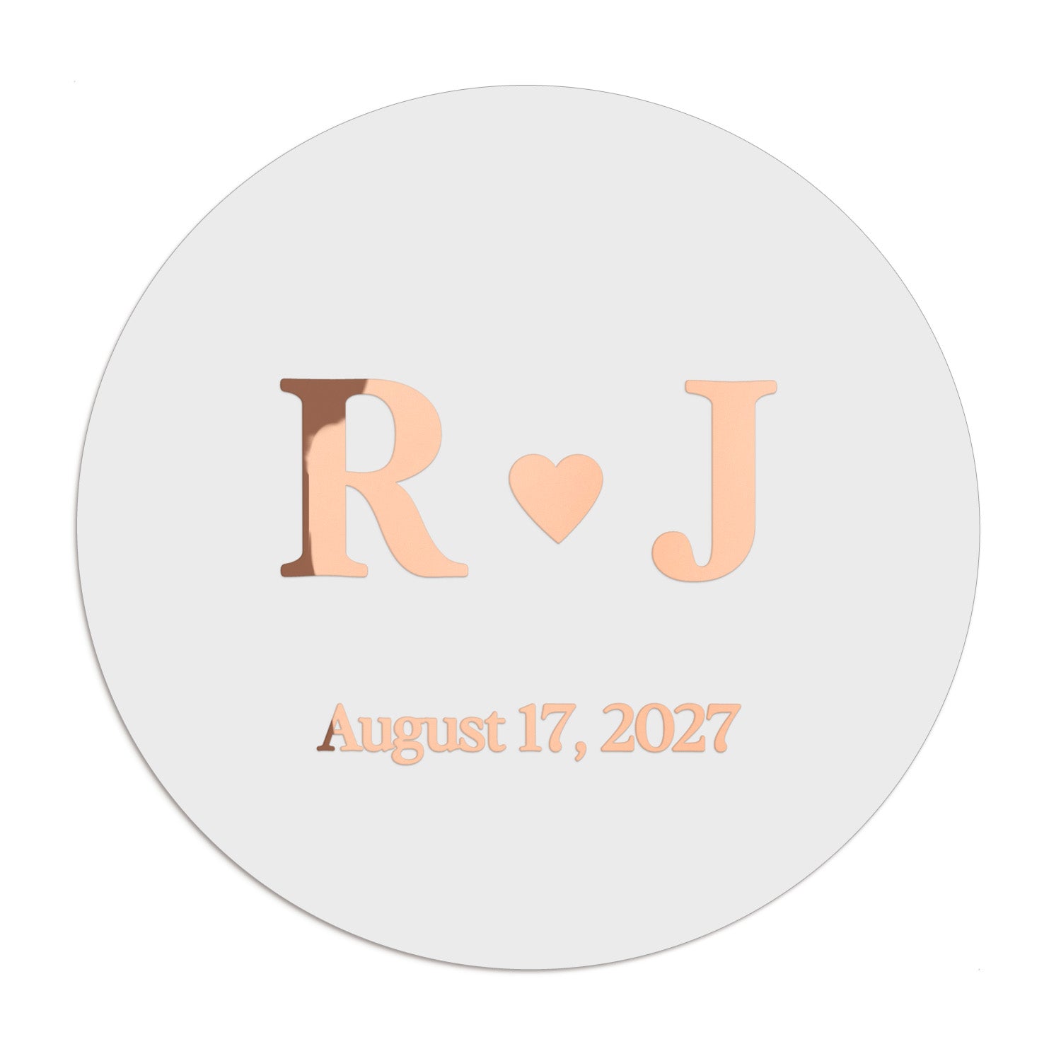 Monograms Wedding Stickers - XOXOKristen