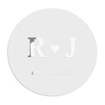 Monograms Wedding Stickers - XOXOKristen