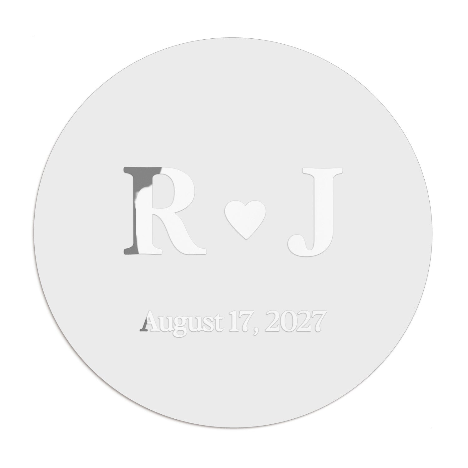 Monograms Wedding Stickers - XOXOKristen