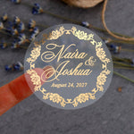 Floral Frame Wedding Stickers - XOXOKristen