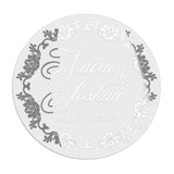 Floral Frame Wedding Stickers - XOXOKristen