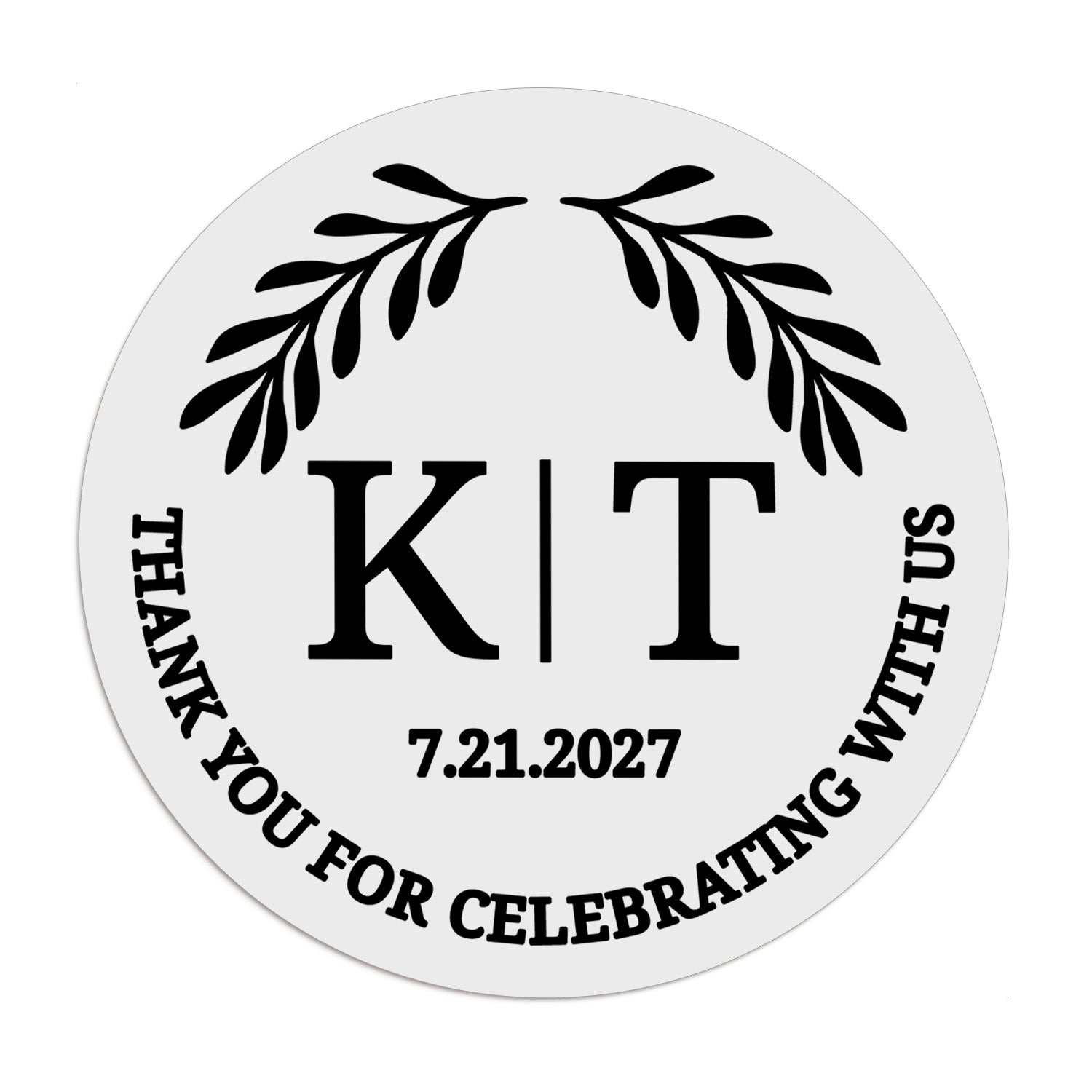 Thank you Wedding Labels - XOXOKristen