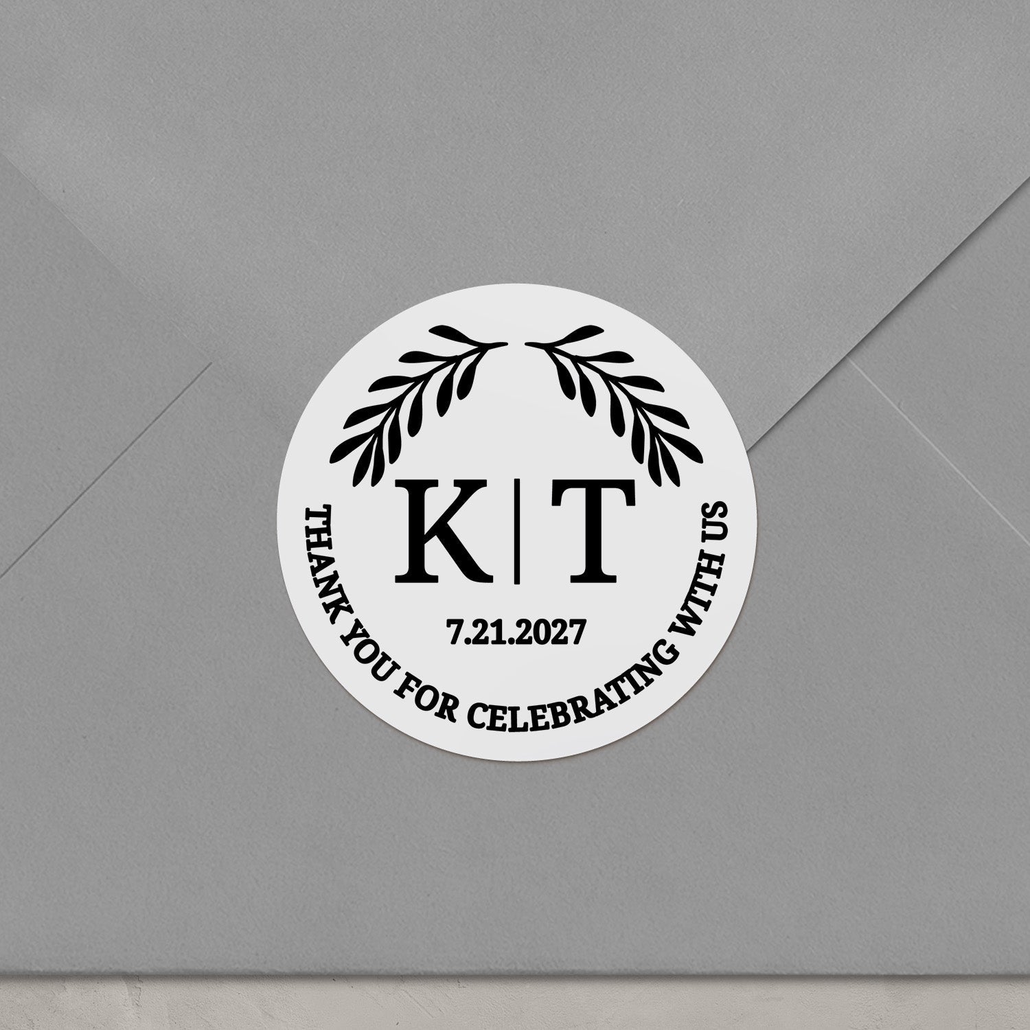 Thank you Wedding Labels - XOXOKristen