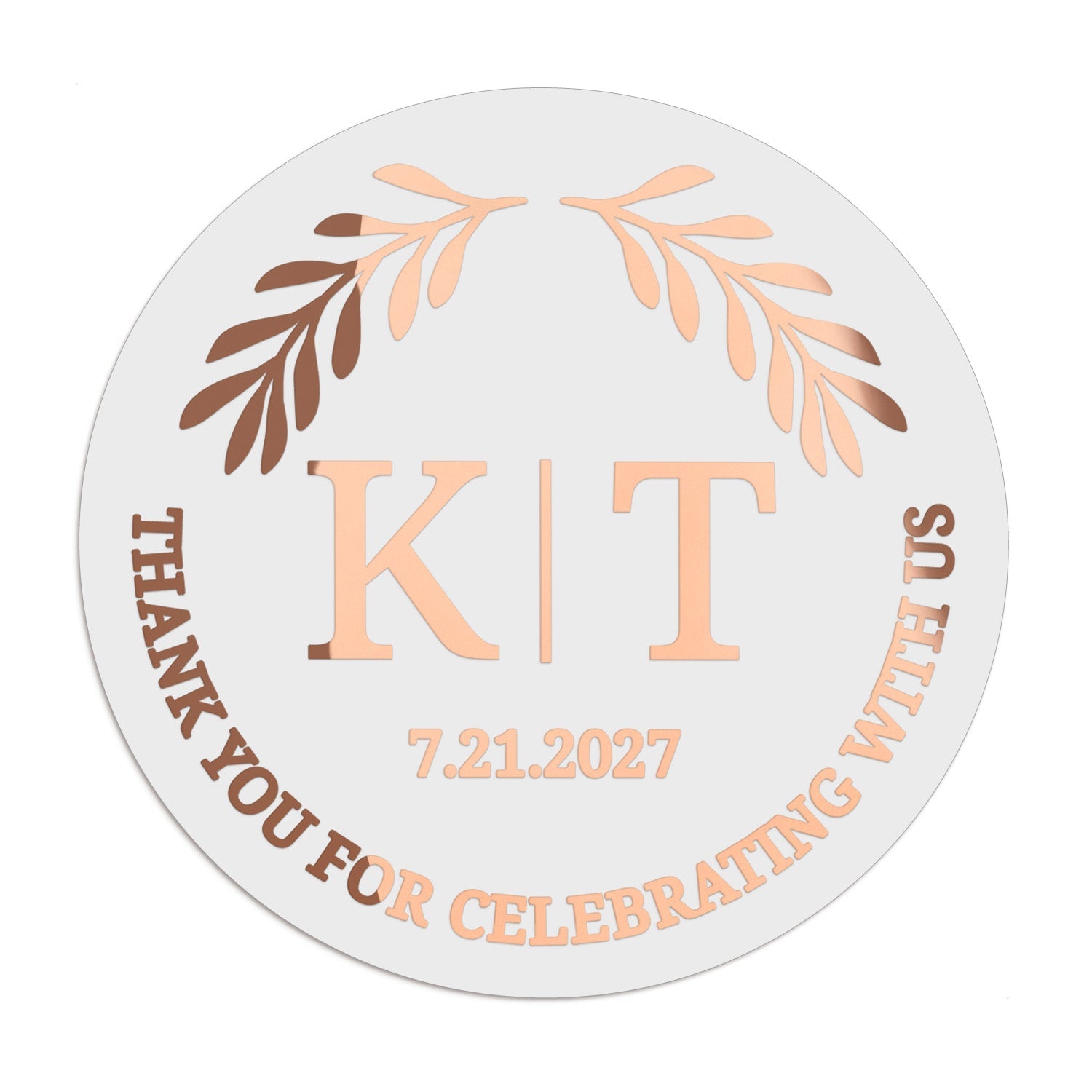 Thank you Wedding Labels - XOXOKristen