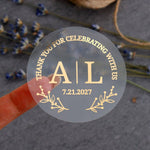 Botanical Monograms Wedding Stickers - XOXOKristen
