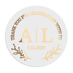 Botanical Monograms Wedding Stickers - XOXOKristen
