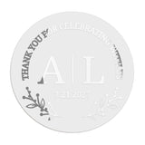 Botanical Monograms Wedding Stickers - XOXOKristen