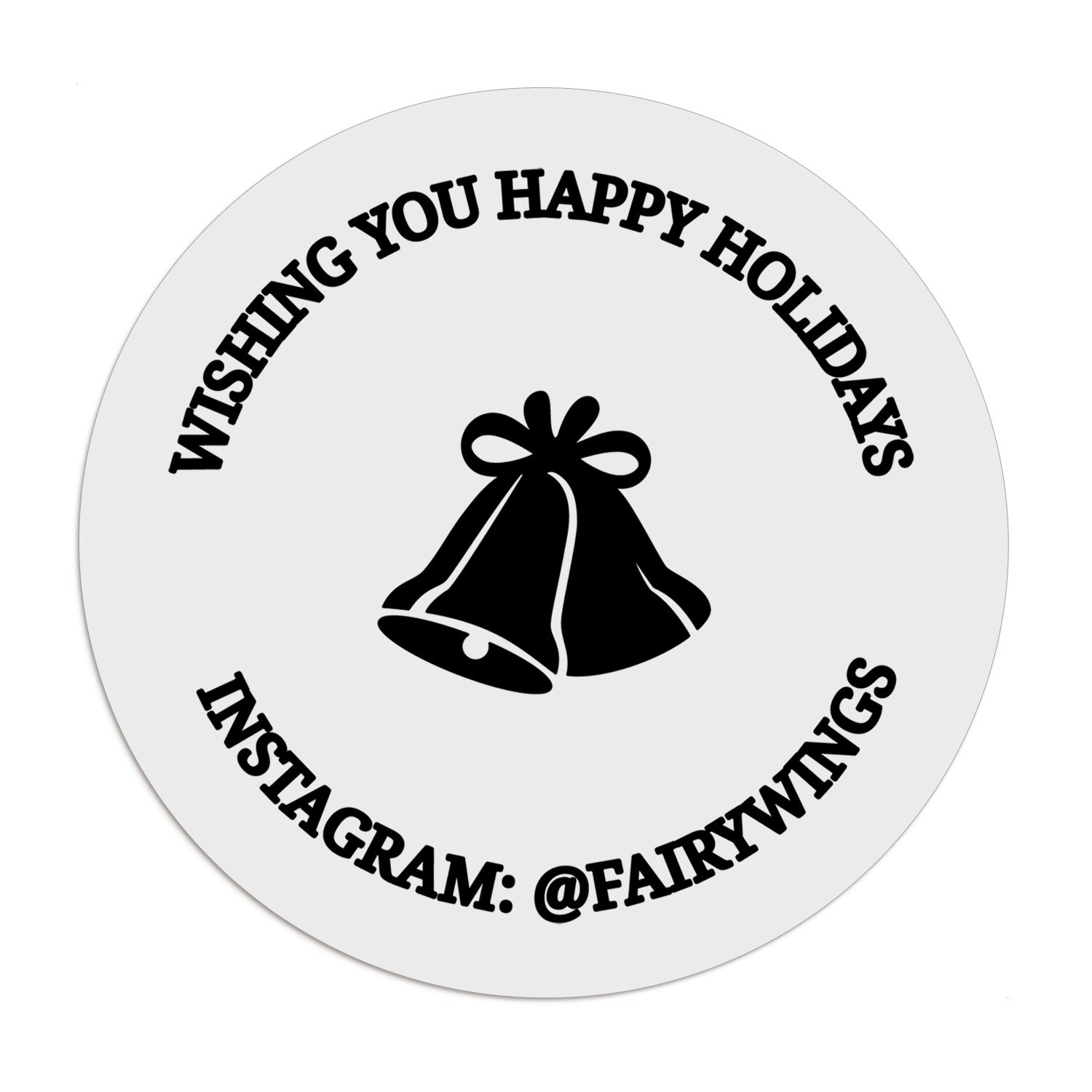 Happy Holidays Business Branding Stickers - XOXOKristen