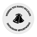 Happy Holidays Business Branding Stickers - XOXOKristen