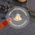 Happy Holidays Business Branding Stickers - XOXOKristen