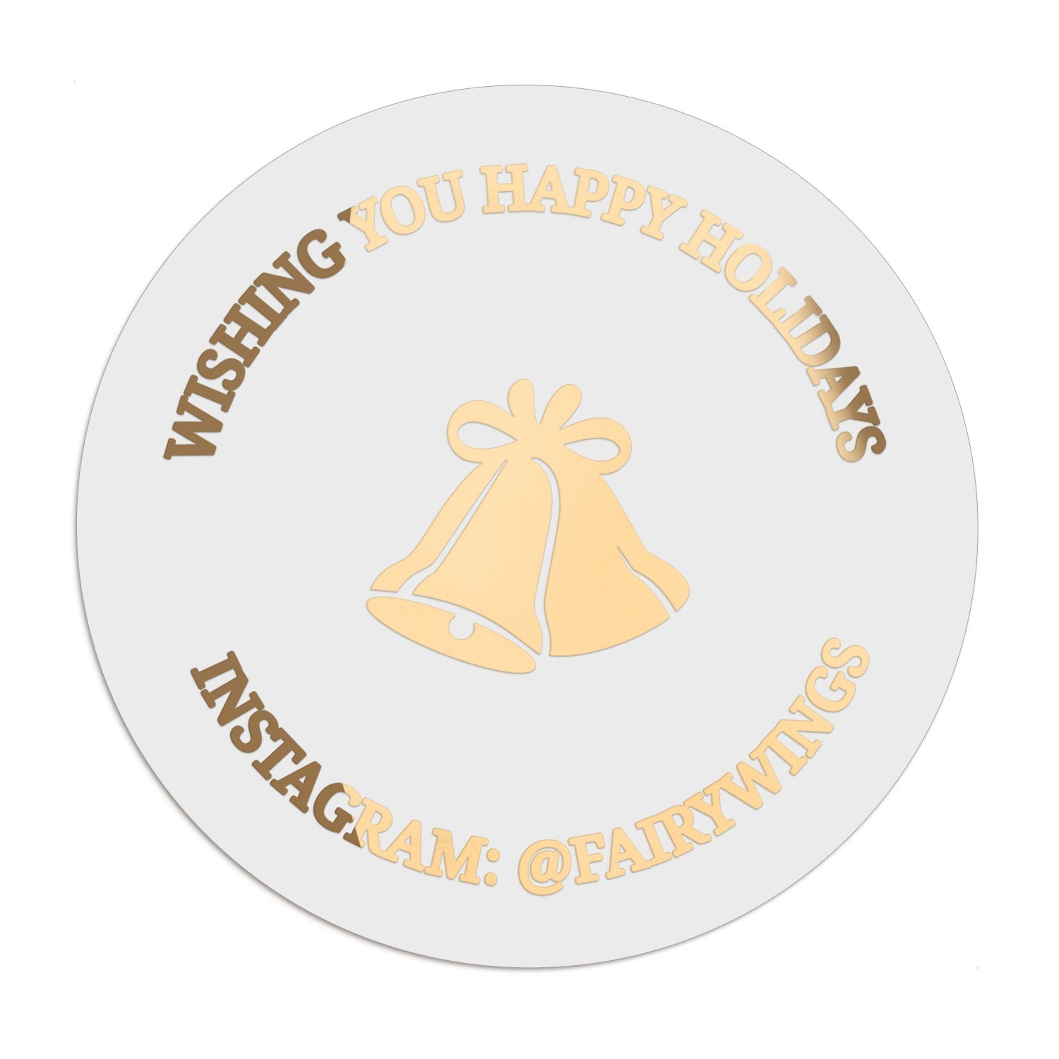 Happy Holidays Business Branding Stickers - XOXOKristen