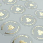 Happy Holidays Business Branding Stickers - XOXOKristen