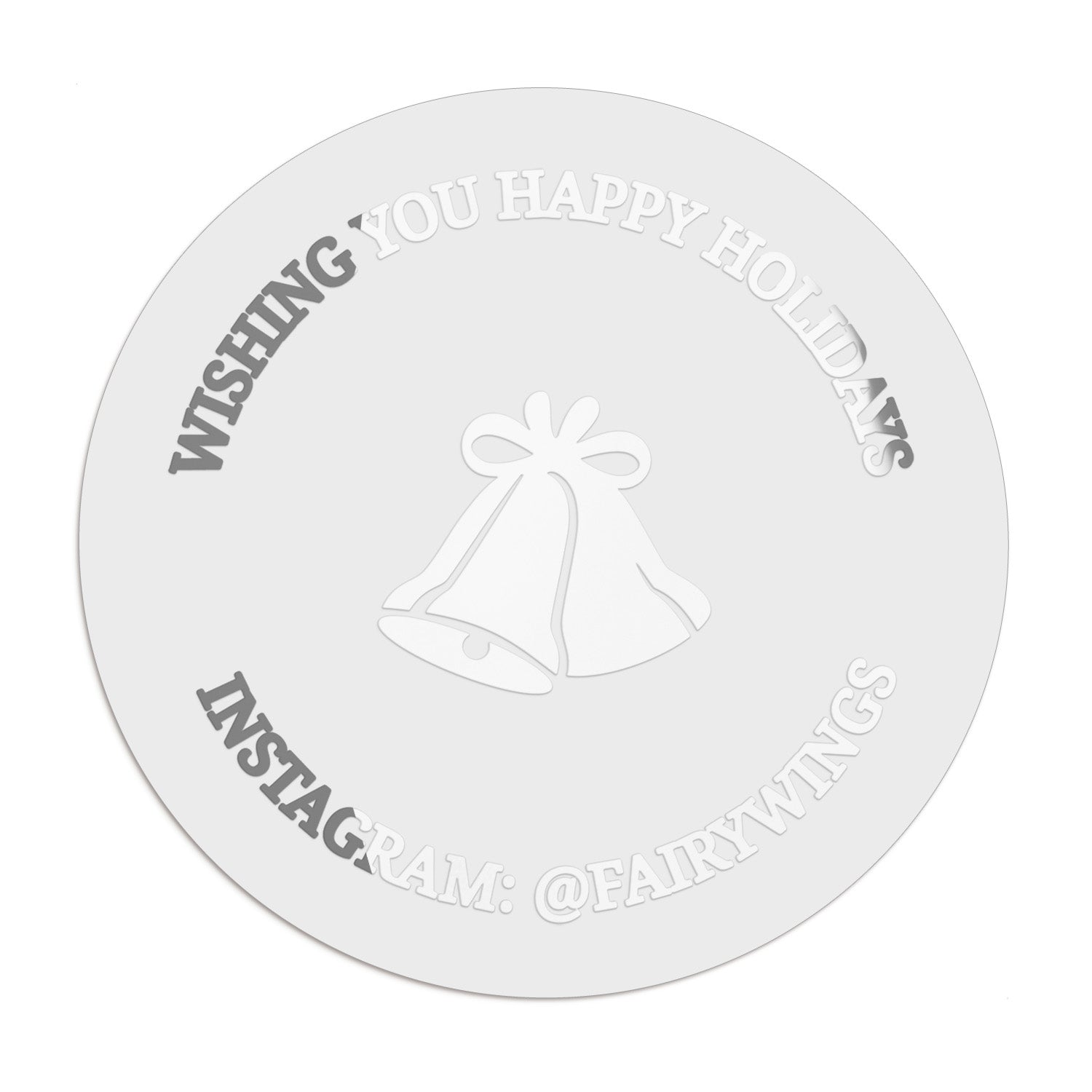 Happy Holidays Business Branding Stickers - XOXOKristen