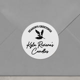 Seasons Greetings Business Stickers - XOXOKristen