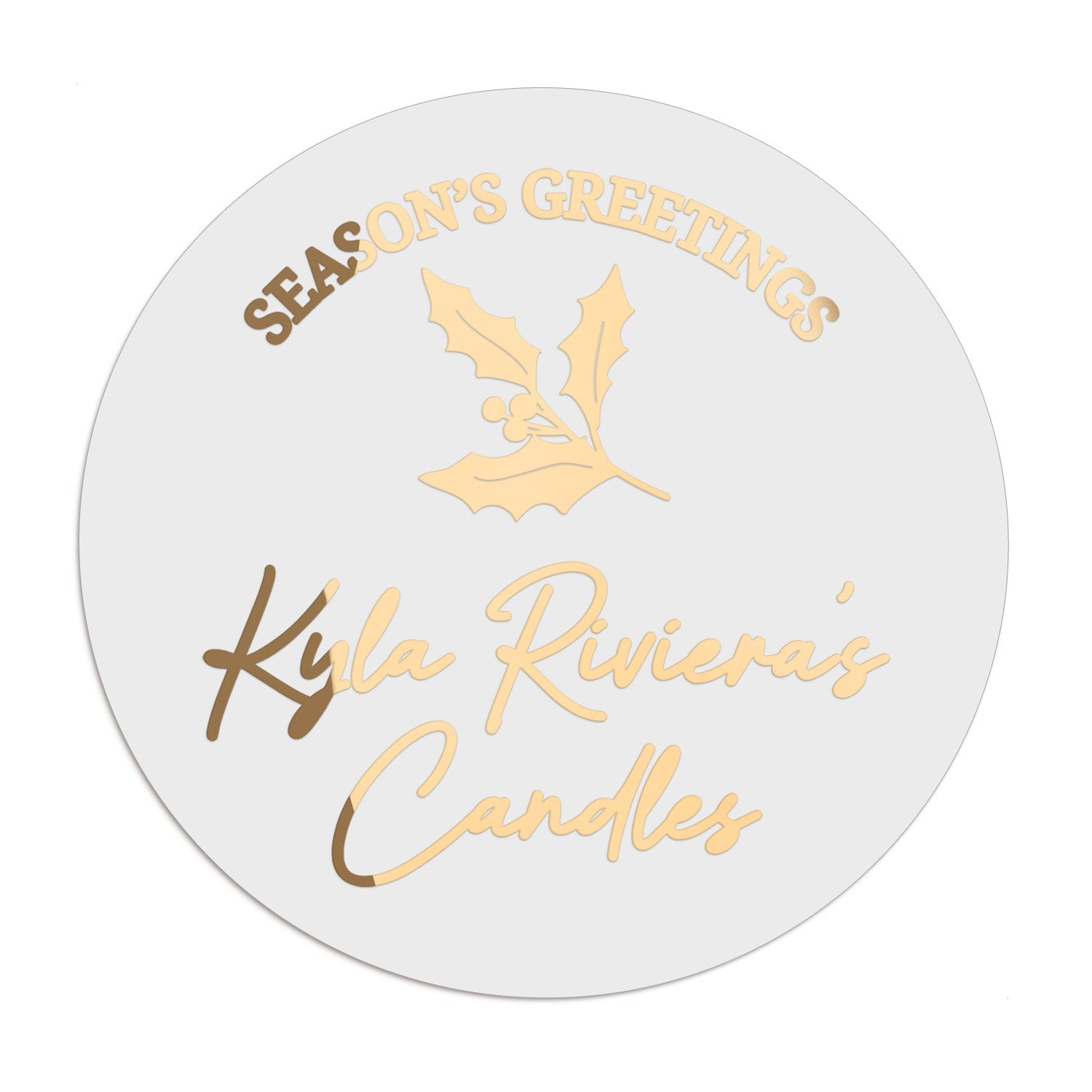 Seasons Greetings Business Stickers - XOXOKristen