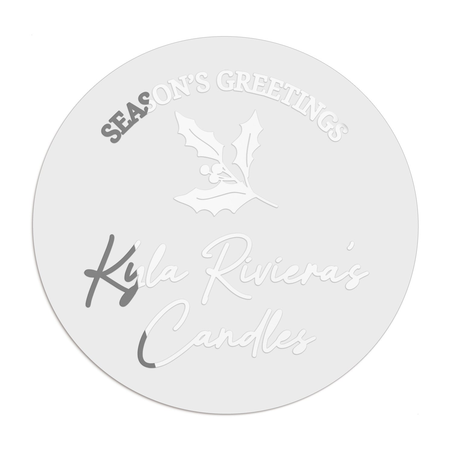 Seasons Greetings Business Stickers - XOXOKristen