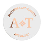 Monograms Wedding Stickers - XOXOKristen