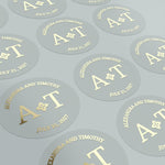 Monograms Wedding Stickers - XOXOKristen