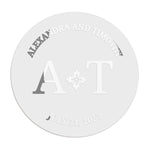 Monograms Wedding Stickers - XOXOKristen